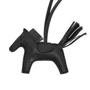 [Used] Hermes Rodeo PM Charm, Black