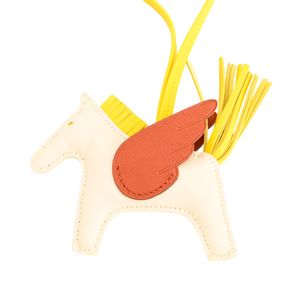[Used] Hermes Charm Rodeo Pegasus PM Agneau Craie