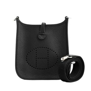 [Unused] Hermes HERMES Shoulder Bag Evelyne TPM Amazon Taurillon Clemence Black