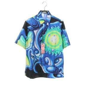[Used] Dior x Kenny Schaff Short-Sleeve Shirt 193C545A5194 Silk Cotton x Kenny Schaff Short-Sleeve Shirt Men's Used A