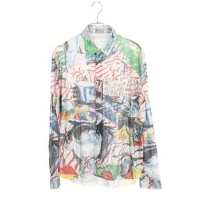 【二手】Dior x Raymond Pettibon 網眼長袖襯衫 94PJ550C0046 男士二手 A