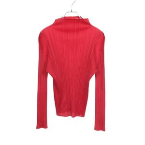 [중고] PLEATS PLEASE ISSEY MIYAKE 하이넥 플리츠 티셔츠/커트소 여성용 Used B