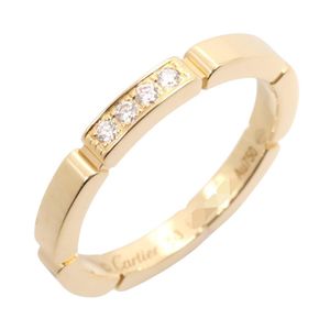 [Pre-owned] Cartier Maillon Panthère 4PD Ring B4080300 K18 (Yellow Gold) Diamond Maillon Panthère 4PD Ring for Women