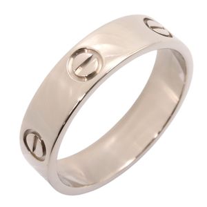[Pre-owned] Cartier Love Ring B4084700 #63 K18WG (White Gold) Unisex Used A