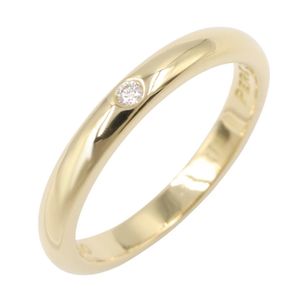 [Pre-owned] Tiffany & Co. Stacking Band 1PD Ring 60016282 #10.5 K18 (Yellow Gold) Diamond Stacking Band 1PD Ring