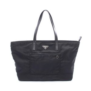 [중고] Prada PRADA 토트백 VELA 1BG052 블랙 나일론 사피아노 레더 트라이앵글 로고 토트백 여성용 Used B