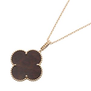 [Pre-owned] Van Cleef & Arpels Magic Alhambra Letterwood Long Necklace, Neck Circumference 82/89.5cm, K18PG (Pink Gold)