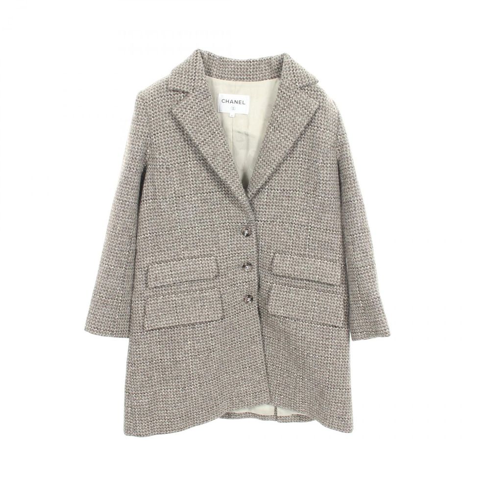 [Used] Chanel CHANEL Coco Button P77707V65067 Wool Coat Women's Used A