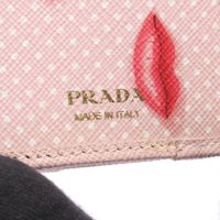 [Used] Prada PRADA Tri-fold Wallet SAFFIANO BOCCHE 1MH043 Light Pink Saffiano Leather Triangle Logo Tri-fold Wallet Unisex Unused