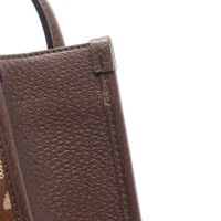 [Used] Gucci Jumbo GG 2-Way Tote Bag 699406 Beige/ Braun/Green Leather Jumbo GG 2-Way Mini Tote Bag Women's Used A