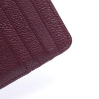 [Used] LOEWE coin case/card case, purple leather, coin/card holder, women's, Used A