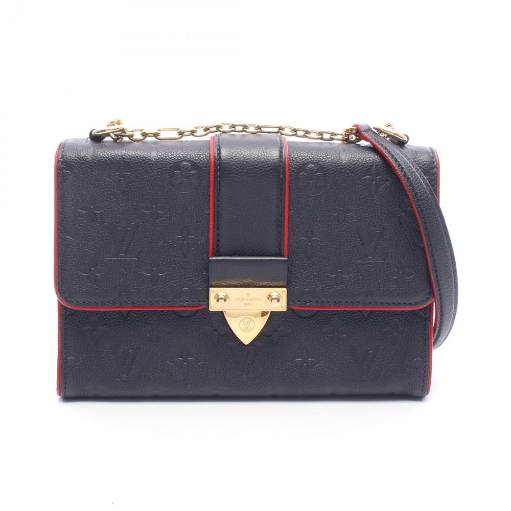 [Used] Louis LOUIS VUITTON Saint Sulpice PM Shoulder Bag M43394 Marine Rouge Leather Saint Sulpice PM Women's Used A