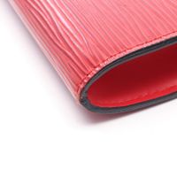 [Used] Louis Vuitton LOUIS VUITTON Handbag Pochette Accessoires M52947 Castilian RED Leather Pochette Accessoires Women's