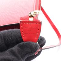 [Used] Louis Vuitton LOUIS VUITTON Handbag Pochette Accessoires M52947 Castilian RED Leather Pochette Accessoires Women's