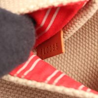 [Used] Louis Vuitton LOUIS VUITTON Shoulder Bag Bussas PM M40041 Beige/ RED Canvas Bussas PM Women's Used B