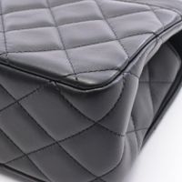 [Pre-owned] Chanel CHANEL Shoulder Bag top Handle Matelassé 2WAY Black Lambskin (Sheepskin) top Handle Matelassé 2WAY Chain Shoulder Bag