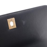 [Pre-owned] Chanel CHANEL Shoulder Bag top Handle Matelassé 2WAY Black Lambskin (Sheepskin) top Handle Matelassé 2WAY Chain Shoulder Bag