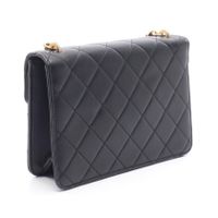 [Used] Chanel CHANEL Shoulder Bag Matelasse AS2840 Black Lambskin (Sheepskin) Mini Matelasse Shoulder Bag Women's Used A