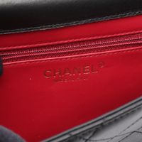 [Used] Chanel CHANEL Shoulder Bag Matelasse AS2840 Black Lambskin (Sheepskin) Mini Matelasse Shoulder Bag Women's Used A