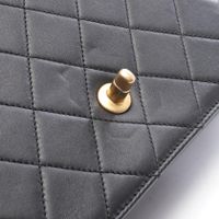 [Used] Chanel CHANEL Shoulder Bag Matelasse AS2840 Black Lambskin (Sheepskin) Mini Matelasse Shoulder Bag Women's Used A