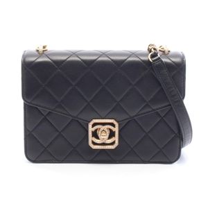 [Used] Chanel CHANEL Shoulder Bag Matelasse AS2840 Black Lambskin (Sheepskin) Mini Matelasse Shoulder Bag Women's Used A