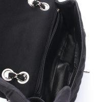 [Used] Chanel CHANEL Shoulder Bag Chevron V-stitch Black Fabric Chevron V-stitch Chain Shoulder Women's Used A