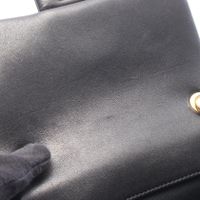 [Pre-owned] Chanel CHANEL Shoulder Bag Mini Matelassé top Handle Black Lambskin (Sheepskin) Mini Matelassé Chain Shoulder Bag for Women