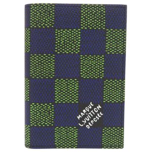 全新未使用 Louis Vuitton Couverture Passport NM Damier Heritage N00168 IC 藍綠色護照夾 LV 1542 [二手] LOUIS VUITTON