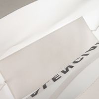 バレンシアガ デューティーフリー ミディアム 741602 レザー メッシュ ホワイト トートバッグ 白 1108【中古】BALENCIAGA