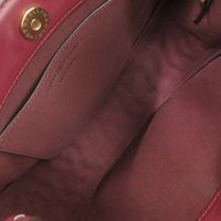 Like New Stella McCartney Medium Flap Shoulder Bag 7B0006WP0064 2-Way Canvas/Leather Bordeaux Handbag 0129 [Used] Stella McCartney