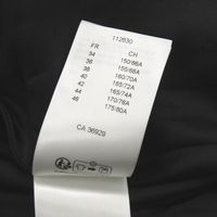 路易威登（Louis Vuitton）黑色斜紋軟呢聚酯羊毛半身裙，尺寸38，LV 0046，成色極佳 [二手]LOUIS VUITTON