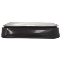 新品同様 プラダ ロゴ ブラッシュドレザー ブラック ショルダーバッグ 黒 1533【中古】PRADA
