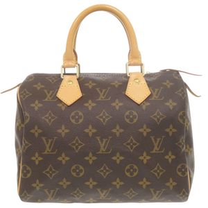 精美 LOUIS VUITTON Speedy 25 Monogram M41528 手提包 LV 1312【二手】
