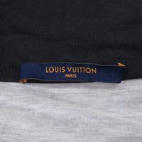 ルイ ヴィトン ダミエ ジップアップ レーヨン サイズS ブルー ブラック ブルゾン ジャケット アウター LV 0246【中古】LOUIS VUITTON メンズ