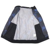 ルイ ヴィトン ダミエ ジップアップ レーヨン サイズS ブルー ブラック ブルゾン ジャケット アウター LV 0246【中古】LOUIS VUITTON メンズ