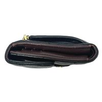 CHANEL 3211**** Matelassé Coco Mark Tri-fold Wallet