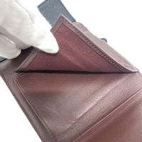 CHANEL 3211**** Matelassé Coco Mark Tri-fold Wallet