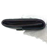 CHANEL 3211**** Matelassé Coco Mark Tri-fold Wallet