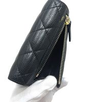 CHANEL 3211**** Matelassé Coco Mark Tri-fold Wallet
