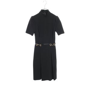 [Used] Gucci GUCCI Dress Horsebit Short Sleeve 598881 Rayon Nylon Dress Horsebit Dress Women's Used B