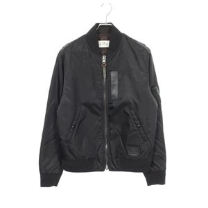 [중고] COACH 밀리터리 재킷 F75711 나일론 레더 재킷 남성용 Used A