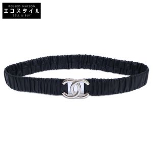 シャネル 美品 B25 V AAB080 B20596 ココマーク ゴム ギャザー レザー 70/28【中古】