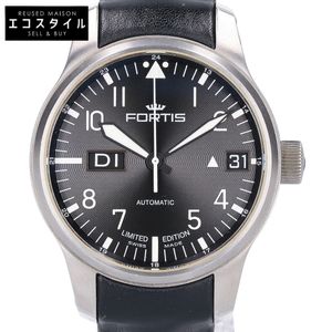フォルティス 700.10.162 F-43 フリーガー ビッグデイデイト 黒文字盤 自動巻き 【中古】