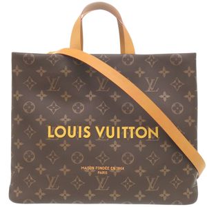 未使用 LOUIS VUITTON Shopper Tote MM Monogram M13928 IC Monogram Leather 托特包 LV 1001【二手】LOUIS VUITTON