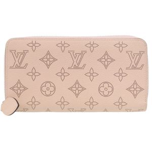 精美 LOUIS VUITTON Zippy Wallet Monogram Mahina M61868 IC Magnolia 长款钱包 LV 0231【二手】