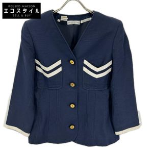 Valentino Garavani D-TK-634 Navy Jacket, Made in Italy, Size 6 [Used]