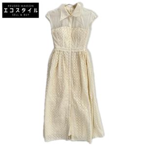 Other brands: 【DeTHEIA】Ivory Chiffon Lace Embroidery Dress One-Piece S【Used】