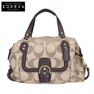 COACH F25292 시그니처 라지 사첼 【중고】