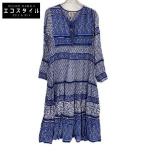 Blue Boheme 20-040-570-0014 藍色印花洋裝 S-M碼 [二手]