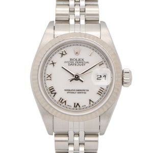 【二手】勞力士ROLEX腕錶 Datejust Y 字頭 79174 WH/RO K18WG（白K金）不銹鋼 Datejust Y 字頭女二手 A